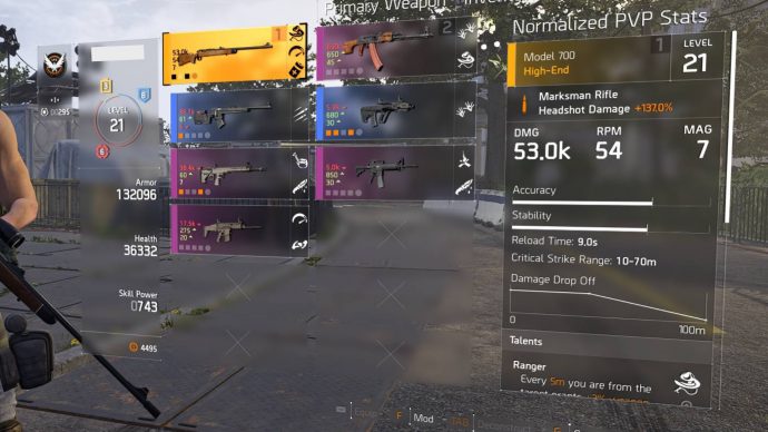 the division 1.8 highest dmg weapons